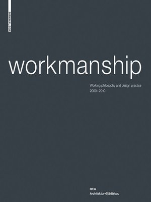 cover image of Workmanship